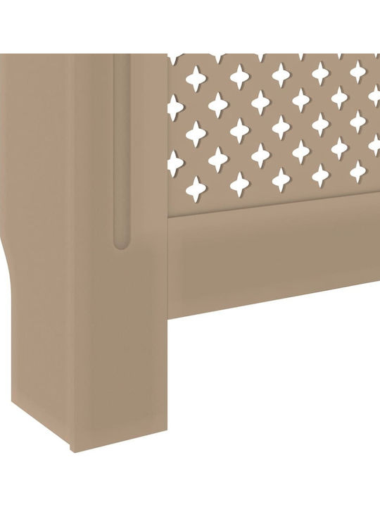 vidaXL MDF Brown Expandable Radiator Cover 205x20.5x82cm