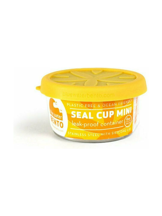 Ecolunchbox Seal Cup Mini Δοχείο Φαγητού Inox Κίτρινο 88ml