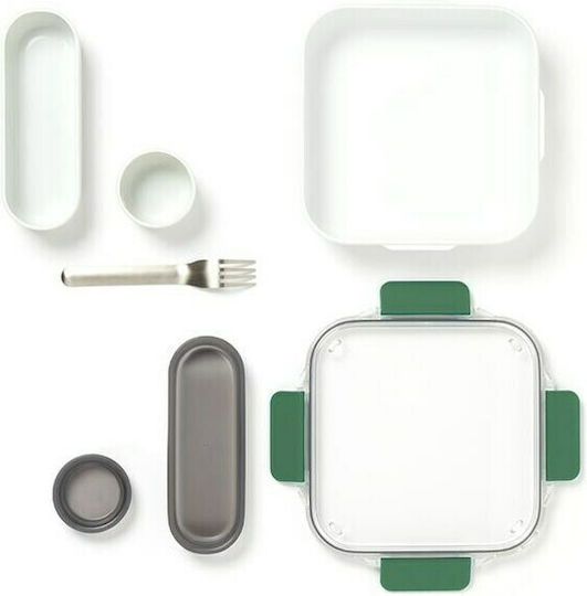 Black+Blum Cutie De Prânz Din Plastic Olive Cu Compartimente 1lt