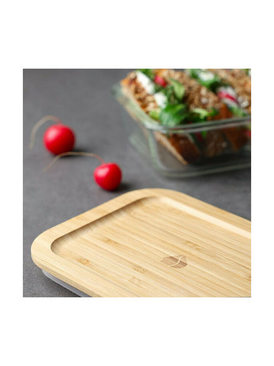 Navaris Lunchbox Glas Beige 3Stück