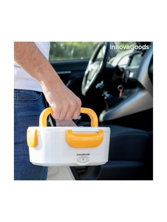 InnovaGoods Plastic Electric Lunch Box Carunch Orange 1050ml