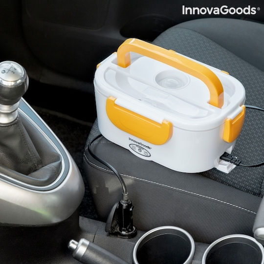 InnovaGoods Carunch Електрически Кутия за обяд Пластмаса Оранжев 1050мл 1бр