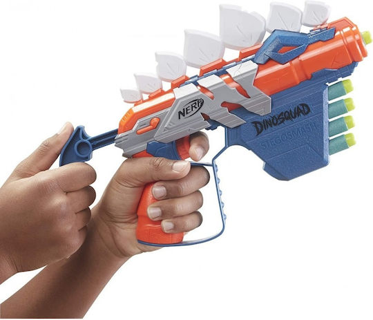 Nerf Нерф изстрелвач Stego-Smash Dart-Blaster Динозавод за 8+ години+ години