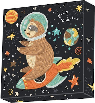 Diamond Dotz Sloth Rocket Box Καμβάς Diamond Painting Κιτ 22x22cm