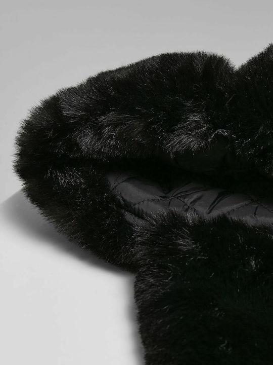 TB3870 Ανδρικός Earflap Σκούφος σε Μαύρο χρώμα
