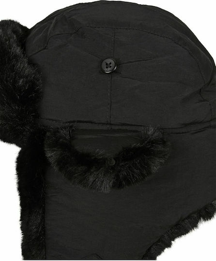 TB3870 Ohrenklappen Männer Beanie in Schwarz Farbe TB3870-00007