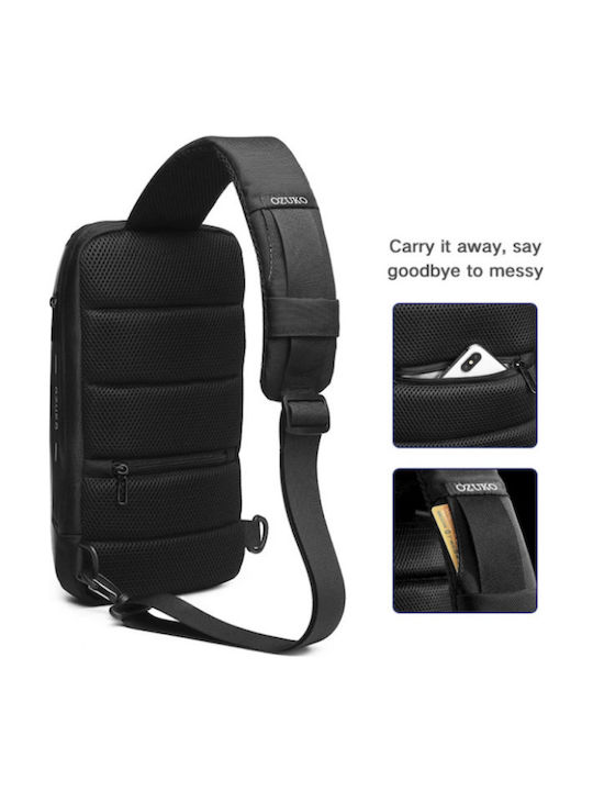 Herrentasche Sling Schwarz