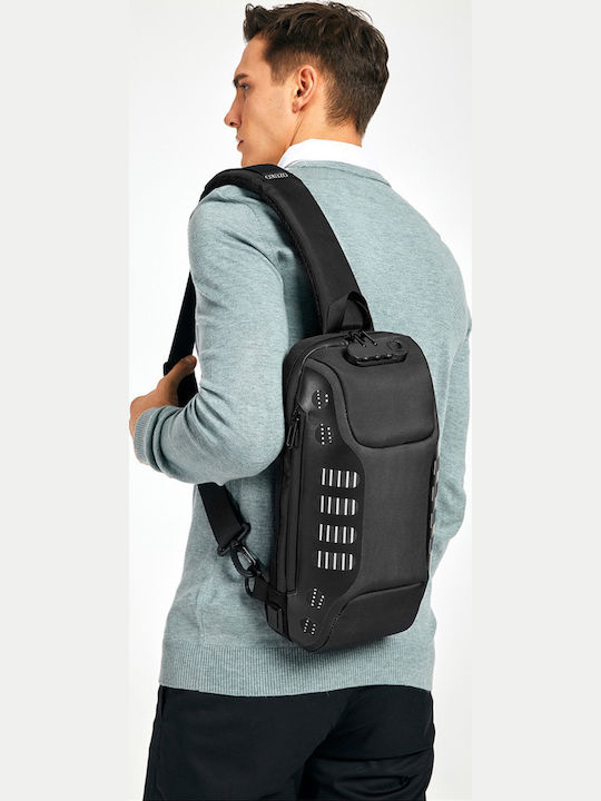 Herrentasche Sling Schwarz