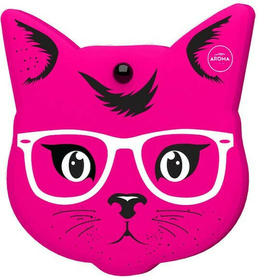 Aroma Car Αρωματική Καρτέλα Κρεμαστή Αυτοκινήτου Cat Pink Blossom 10.5gr