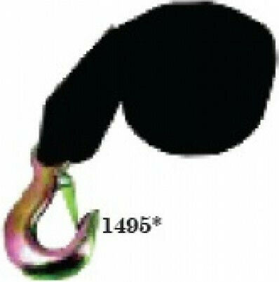 Eval Tie Down Strap Polyester with Galvanized Hook 4.5mx50mm Black