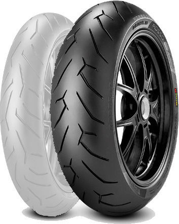 Pirelli Diablo Rosso II 160/60ZR17 69W Tubeless On-Road Motorcycle Tyre Back