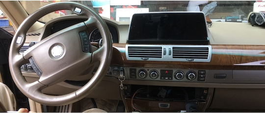 Bizzar Ηχοσύστημα Αυτοκινήτου για BMW Σειρά 7 / Σειρά 7 (E65/E66) E65/66 2003-2008 (Bluetooth/USB/AUX/WiFi/GPS/Apple-Carplay/Android-Auto/CD) με Οθόνη Αφής 10.25"