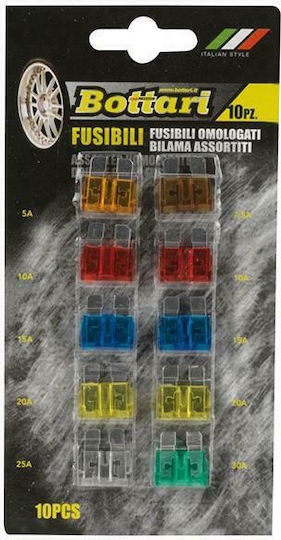 Bottari Set Siguranțe Auto Lamelare 10buc