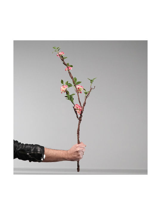 Supergreens Artificial Decorative Branch Peach Fuchsia 75cm 1pcs