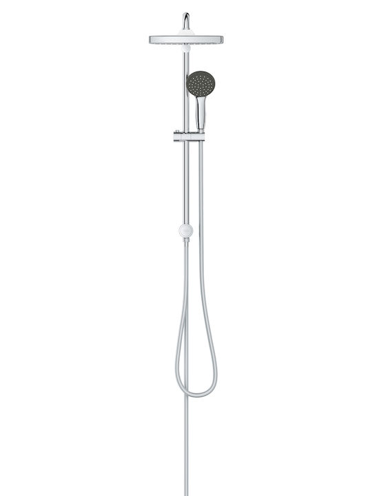 Grohe Vitalio Start 250 Shower Column without Mixer 116cm Silver