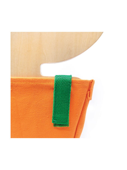Svoora Wooden Kids Wall Mounted Hanger with Hooks Cactus Polychrome 42x25x5cm