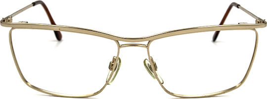 Vogue Damen Metallisches Brillengestell Gold VO3003 ORO