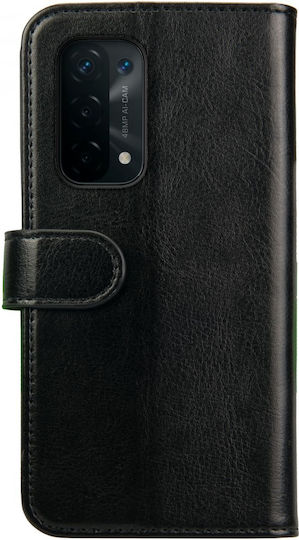 Rosso Element Wallet Δερματίνης Μαύρο (Oppo A74 5G)