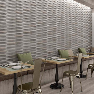 Wall cladding tile Agatha Tokyo Grey 17x52 cm