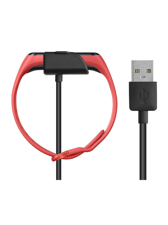 KWmobile USB Charging Cable 17cm Μαύρο (Samsung Gear Fit 2 / Fit 2 Pro)