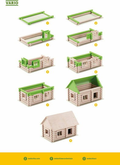 Walachia Wooden Construction Toy Vario Mill for Children 5+ years+ Years