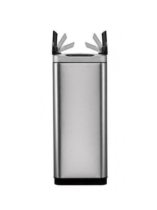 Eko Phantom Coș de Gunoi din Oțel Inoxidabil Silver Matt 45lt 1buc