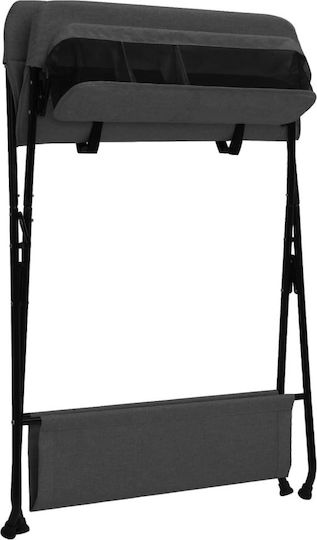 Baby Wickelkommode Möbel Grau 80x67x102cm