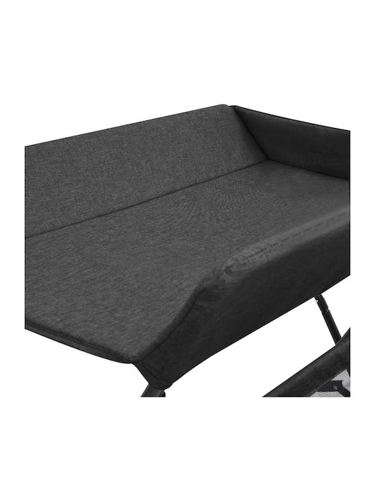 Baby Wickelkommode Möbel Grau 80x67x102cm