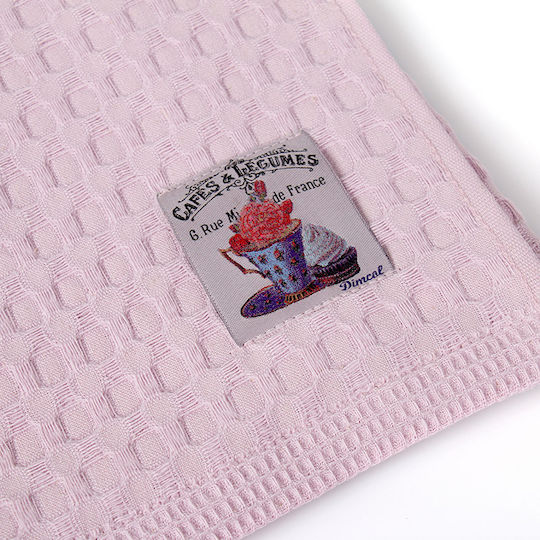 Dimcol Tea Towel from 100% Cotton Lila 50x70cm