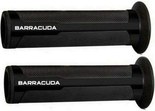 Barracuda Χειρολαβές Μοτοσυκλέτας Racing σε Μαύρο χρώμα