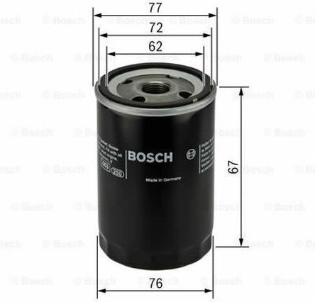 Bosch Car Oil Filter for Alfa Romeo Φίλτρο Λαδιού για Alfa Romeo/Lancia/Fiat