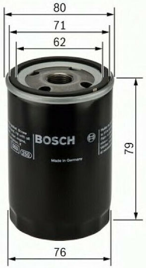 Bosch Car Oil Filter for Alfa Romeo Φίλτρο Λαδιού Αυτοκινήτου για Alfa Romeo/Fiat/Lancia/Seat