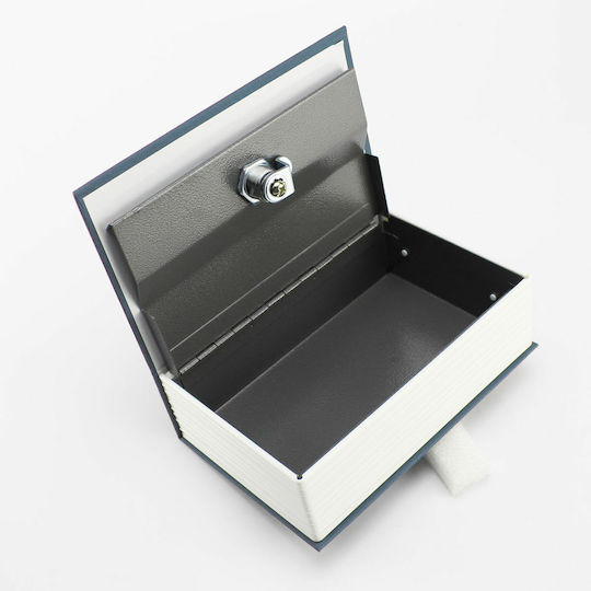 ACP The New English Dictionary Book Safe with Lock Blue 24x15x5.5cm
