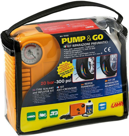 Lampa Κιτ Επισκευής Ελαστικών Με Κομπρεσέρ 500ml