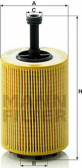 Mann Filter Φίλτρο Λαδιού Αυτοκινήτου για Audi/Seat/Skoda/VW