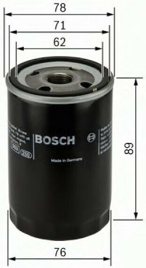 Bosch Φίλτρο Λαδιού Αυτοκινήτου για Land Rover/Mg/Rover