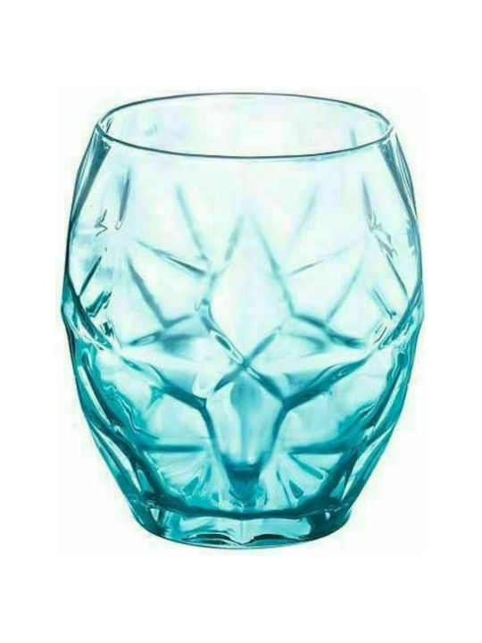 Bormioli Rocco Oriente Glas Wasser aus Glas Blue 400ml