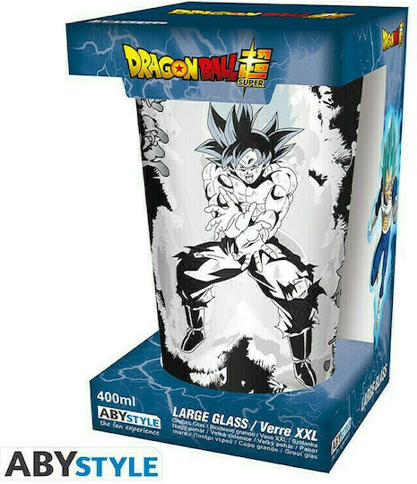 Abysse Dragon Ball - Goku Vegeta Чаша за Вода Стъклена Черна 400ml