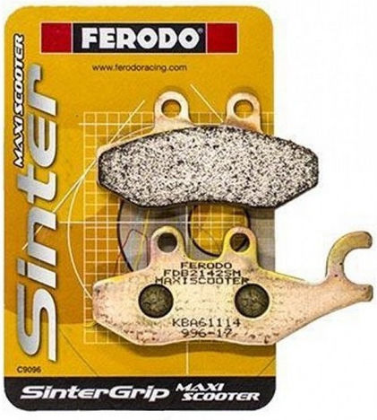 Ferodo Motorcycle Brake Pads Organic Brake Pads Piaggio - Gilera - Aprilia for Aprilia Sportcity 125 / SRV 850 Ducati SuperSport / Cruiser Gilera Nexus / Runner / Fuoco 500 Keeway Cruiser Piaggio Beverly 125 / Beverly 250 / Beverly 300 / Beverly 350 / Beverly 400 / Carnaby 125 / Fly 100 / Fly 50 / GTS 125 / Hexagon / Liberty / MP3 / MP3 400 / MP3 500 / Skipper 125 / Skipper 150 / Typhoon / X10 / X7 / X8 / X9 125 / X9 250 Triumph Sprint Vespa GTS 300 / Primavera / Sprint 50 / Super Sport