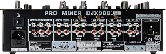 Behringer DJX900USB Ψηφιακός Μίκτης 5 Καναλιών / 1 Εισόδο XLR