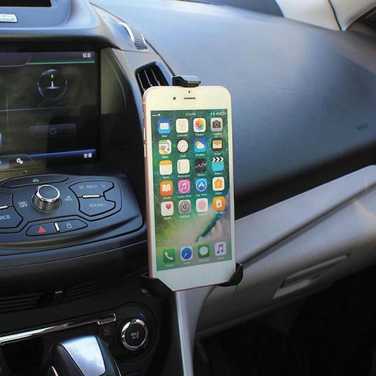 Auto Gs Triangular Phone Holder Feral Suport Auto pentru Telefon cu cârlige reglabile Neagră
