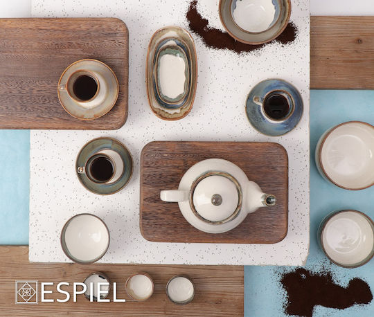 Espiel Essentials Vintage Teapot Ceramic Green 850ml