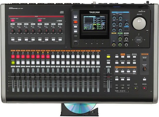 Tascam DP-24SD Ψηφιακή Κονσόλα 24 Καναλιών με Phantom Power & 8 Εισόδους XLR