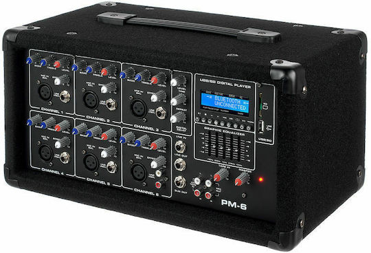 Fun Generation PM-6 6 XLR Inputs & Bluetooth