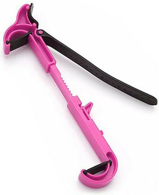 Autoline Car Mount for Phone Wheel Holder Pink with Adjustable Hooks Pink