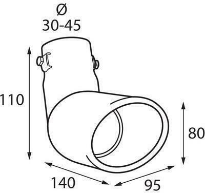 Lampa Exhaust Muffler for Smart για Smart Φ30-45mm