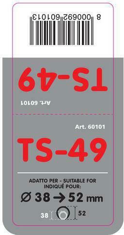 Lampa Amortizor de eșapament TS-49 Universal Φ38-52mm