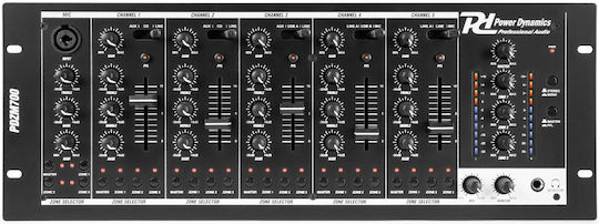 Power Dynamics PDZM700 172.750 Αναλογικός Μίκτης 6.0 Καναλιών / 1 Εισόδο XLR