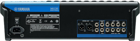 Yamaha MG-20 H020.00090 Analoge Konsole 20 Kanäle mit Phantom Power & 16 XLR-Eingänge
