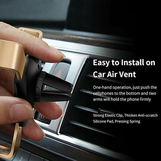 HT-862 Suport Auto pentru Telefon cu cârlige reglabile Neagră